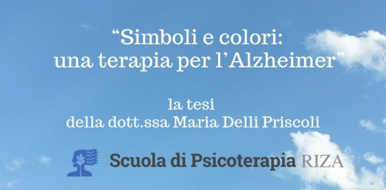 “Simboli e colori: una terapia per l’Alzheimer”: la tesi di specializzazione della dott.ssa Maria Delli Priscoli